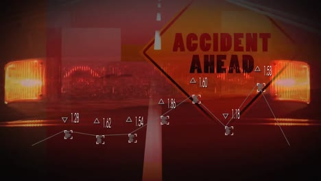 Animation-Der-Statistischen-Datenverarbeitung-über-Stadtverkehr-Und-Scheinwerfer