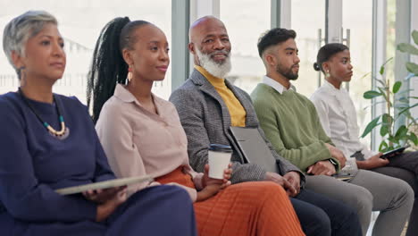 recruitment, hiring and job interview with black