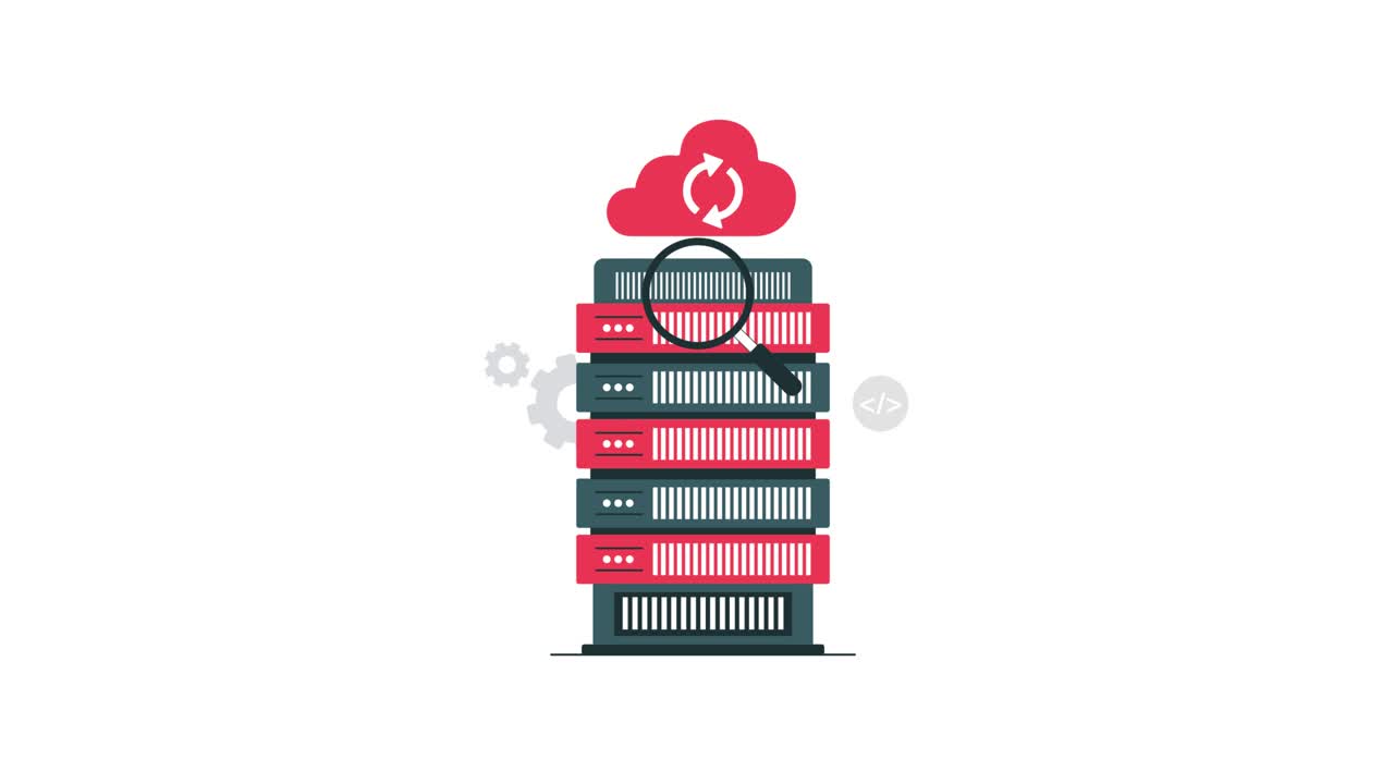 Animated Data Servers Stacking with Cloud Computing and Analysis