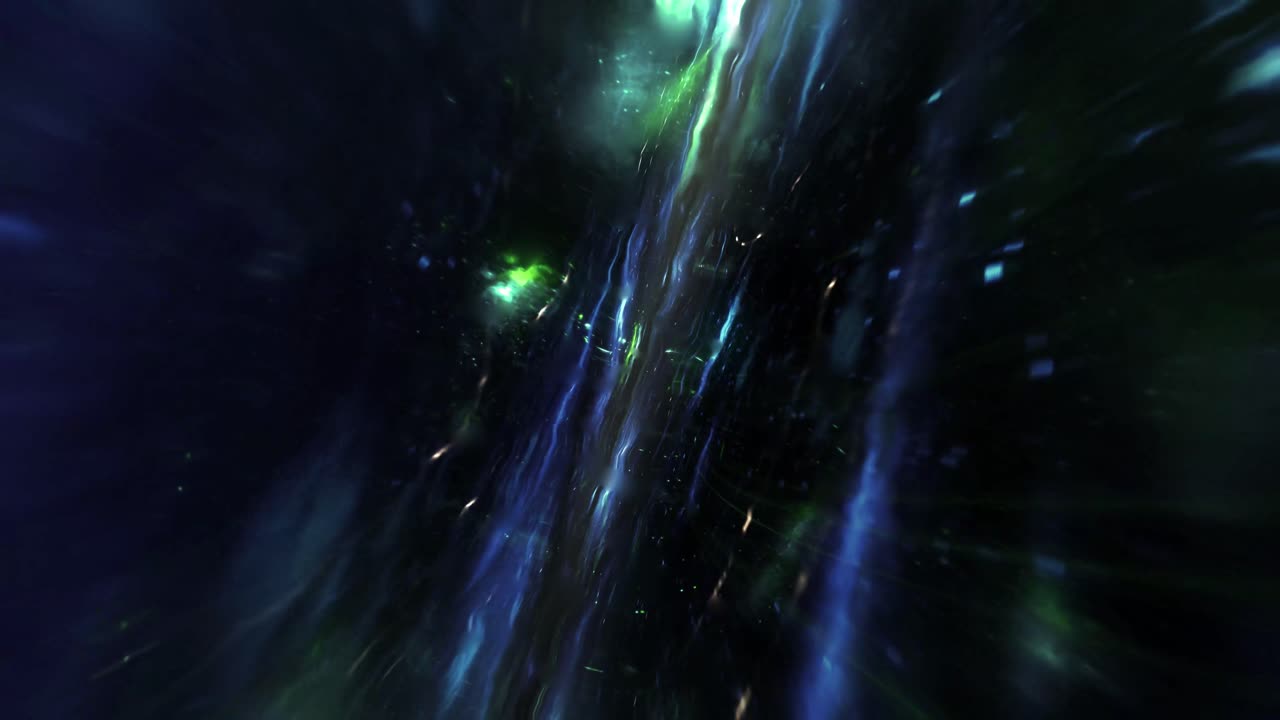 Universe warping, time travel, multiverse, alien background