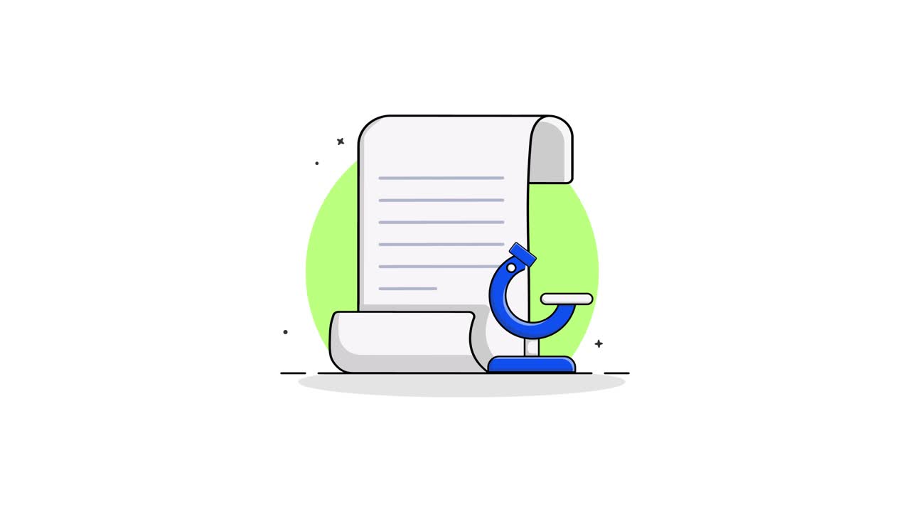 Animated Illustration of Document Analysis with Scientific Tools