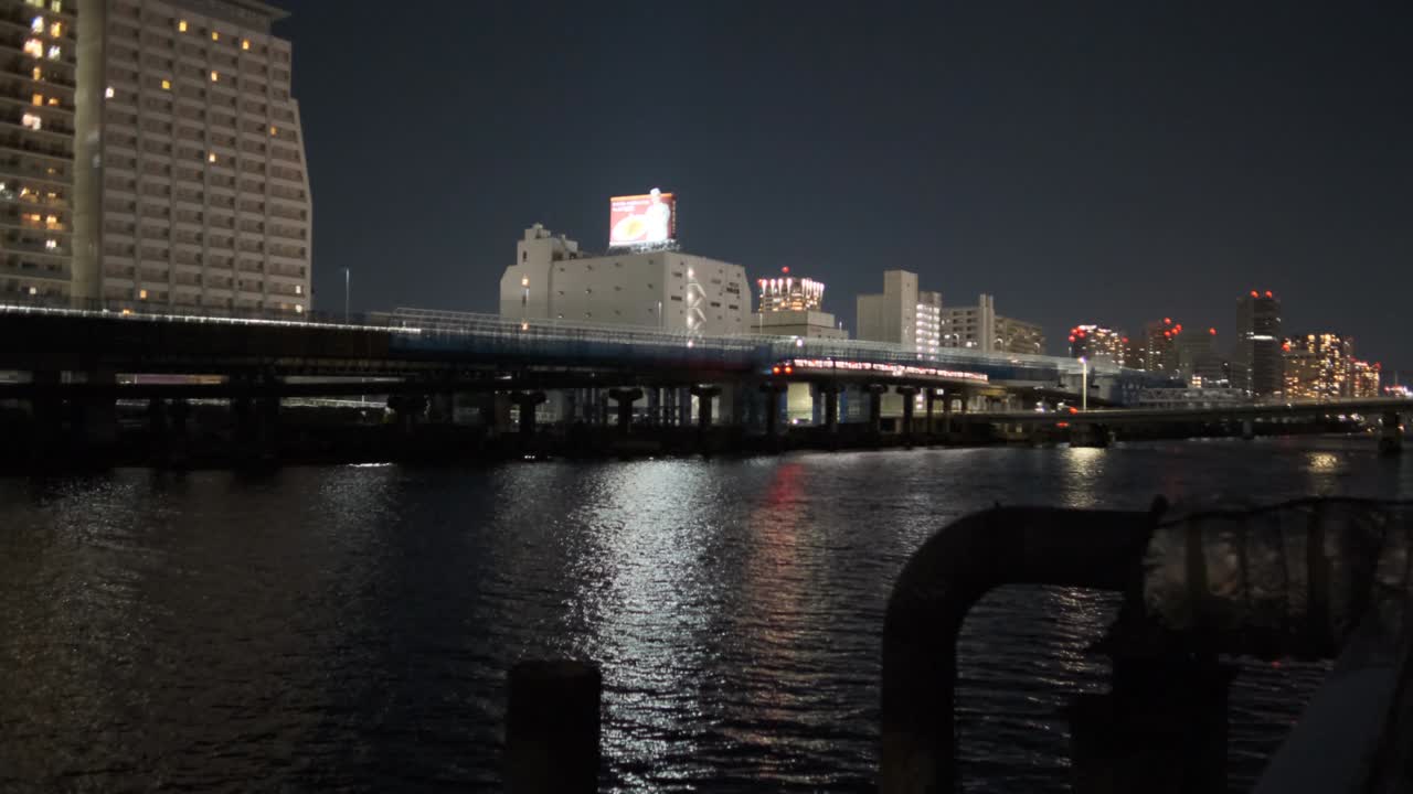 도쿄 시나가와 해변 나이트 뷰 2022