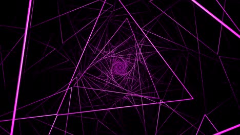 patrón geométrico abstracto con triángulos rosados
