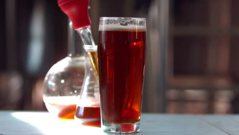 View-of-beer-laying-on-table