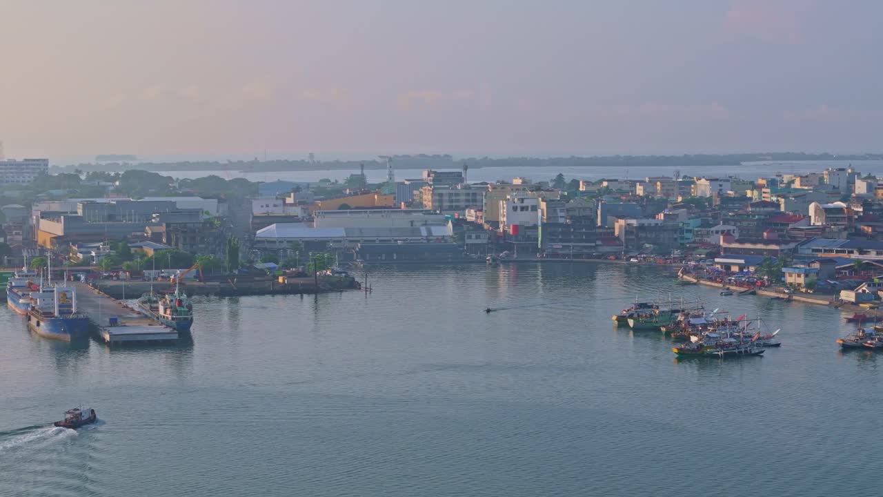 Tacloban's waterfront fades into mist, capturing Leyte’s quiet charm and coastal grace.