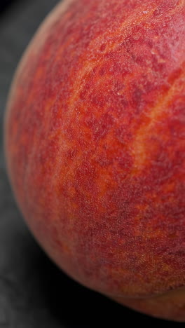 close-up of a peach