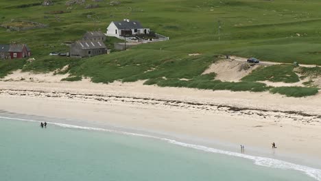 a shot of the beach at hushinish on the isle of harris