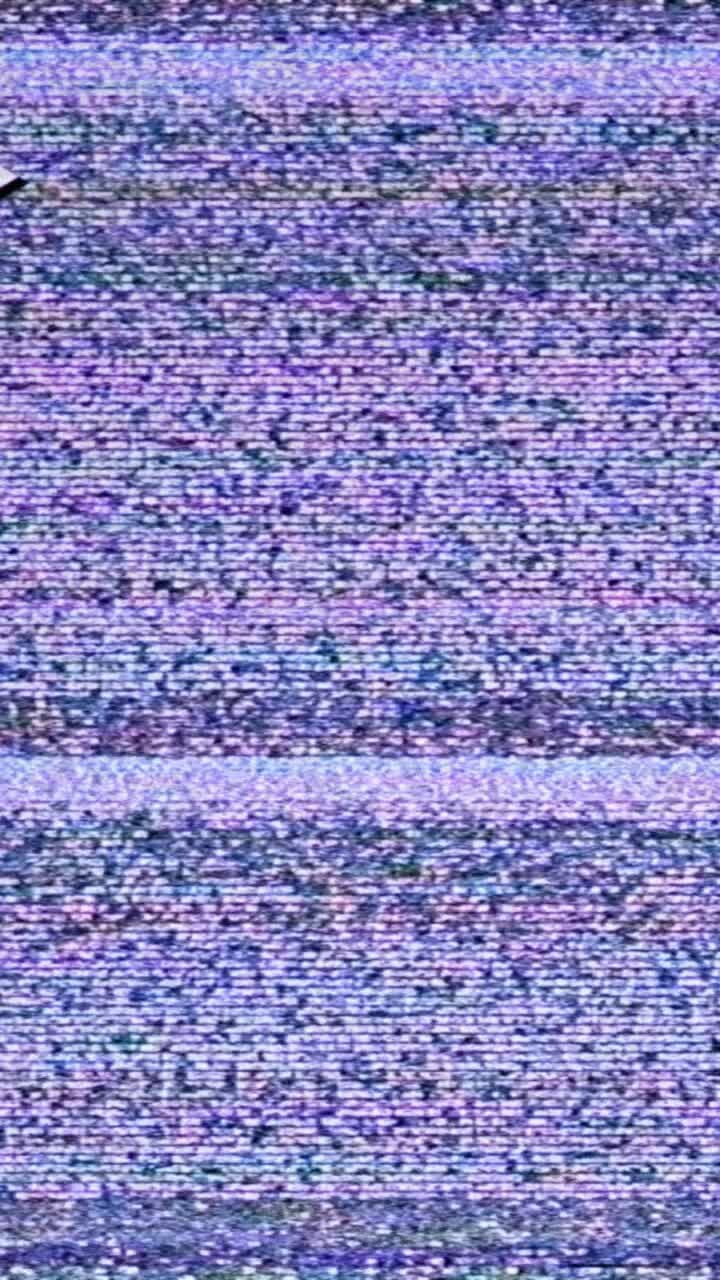 TV Screen Static with Flickering Noise and Interference