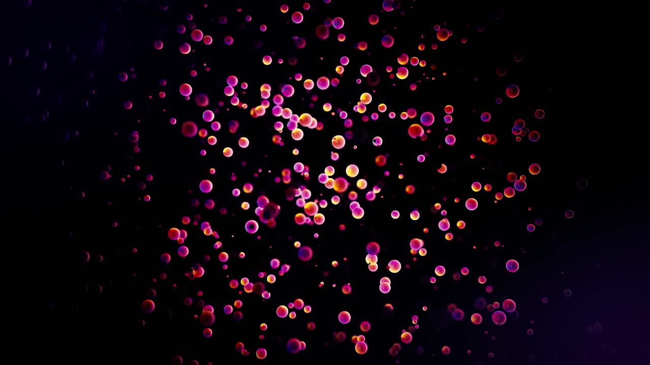 fondo de partículas brillantes abstractas