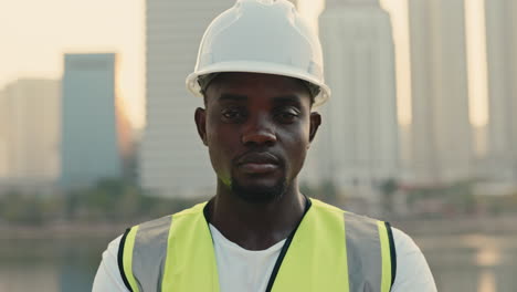 portrait of a construction worker