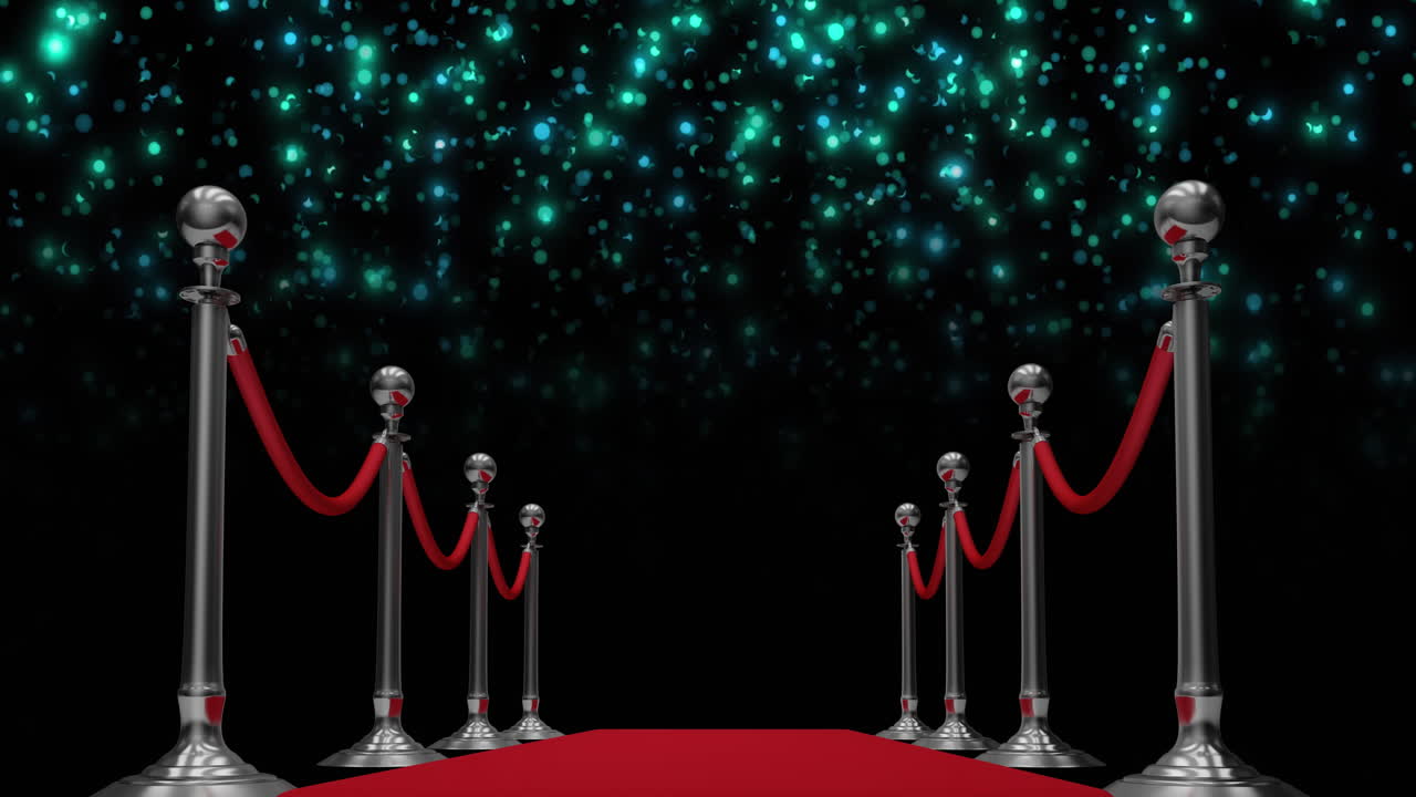 ⁇ 은 카 ⁇  배경에 떨어지는 밝은 빛의 반점의 애니메이션