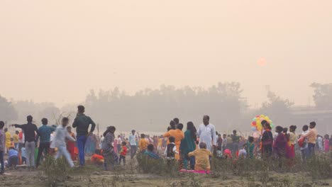 Indian-people-at-a-festival-timelapse