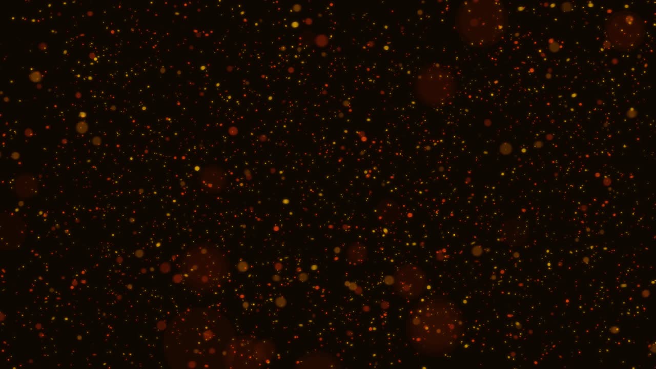 Abstract Background with Golden Particles