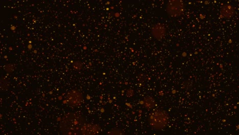 abstract background with golden particles