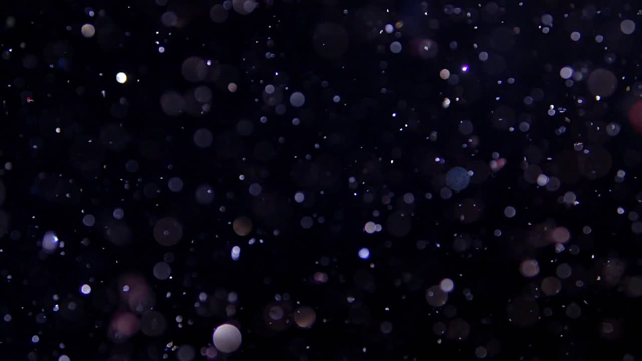 These are small sparkles floating around glimmering