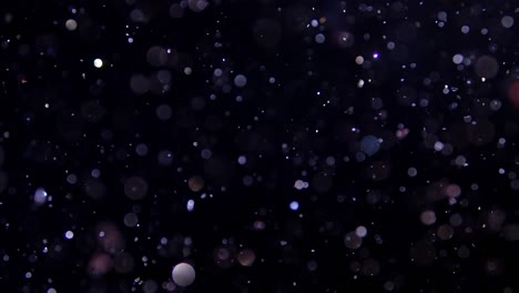estos son pequeños destellos flotando alrededor brillando