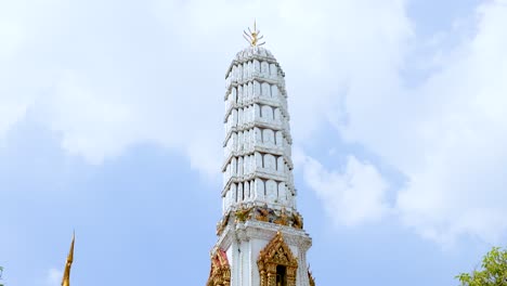 stupa and temple architecture in bangkok, thailand