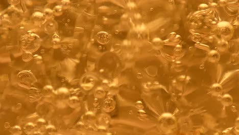 refracted pouring cooking oil