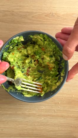 making guacamole