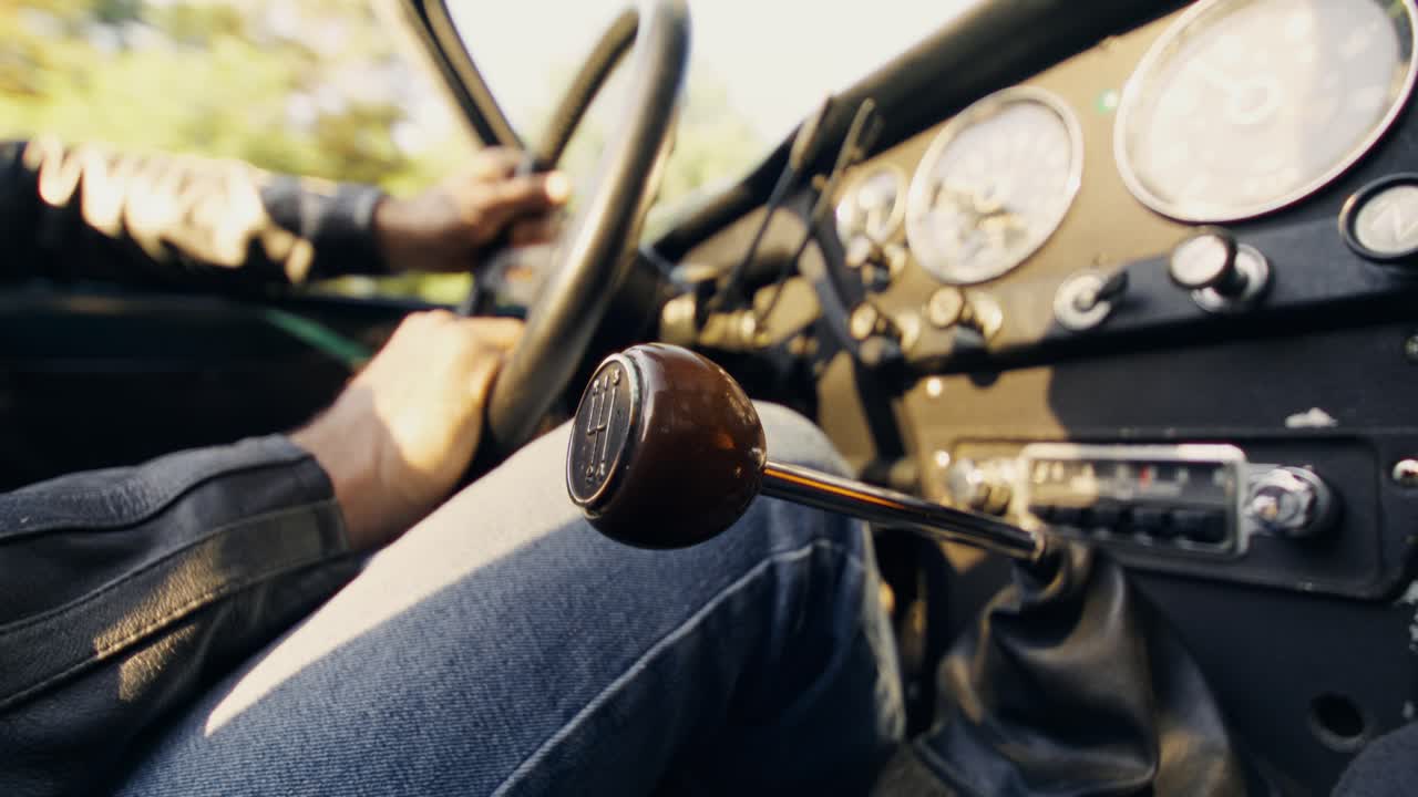 Inside a Classic Car