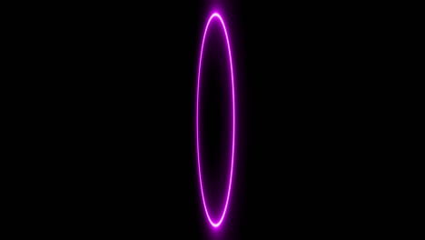 pink ring glowing electric animation motion graphics