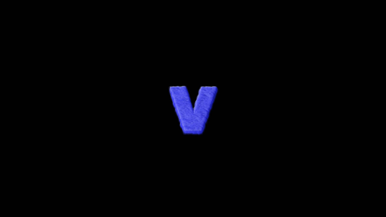 Lettera V su Alpha