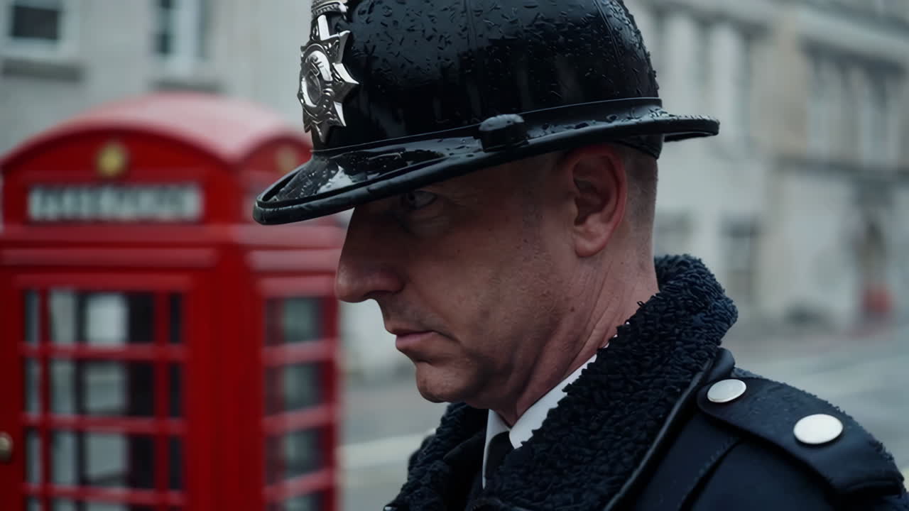 Police Officer on Duty in London
