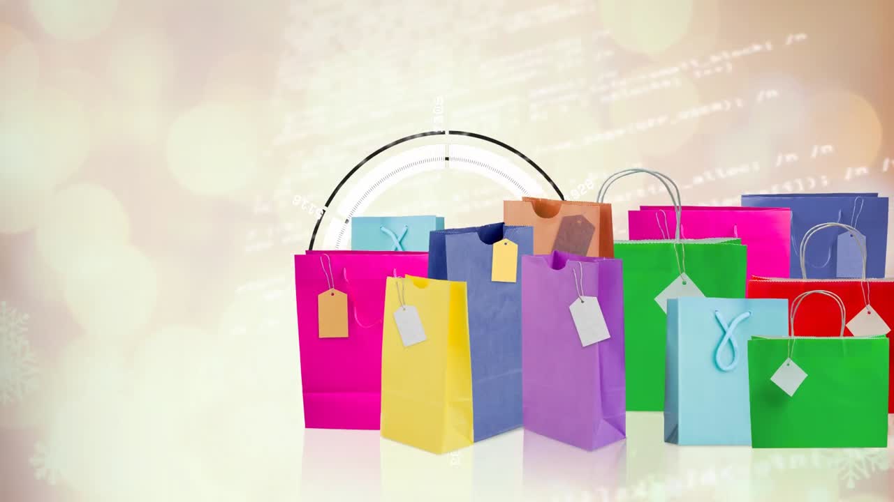 레드 테크놀로지 배경에서 디지털 아이콘을 통해 의료 데이터를 처리합니다.