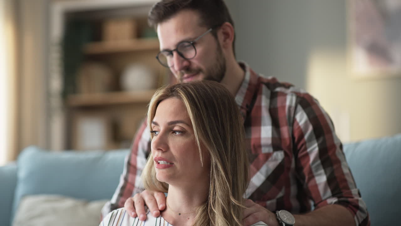 Couple relaxing with a massage