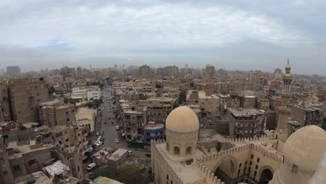 panorámica al cairo desde la mezquita de ibn tulun