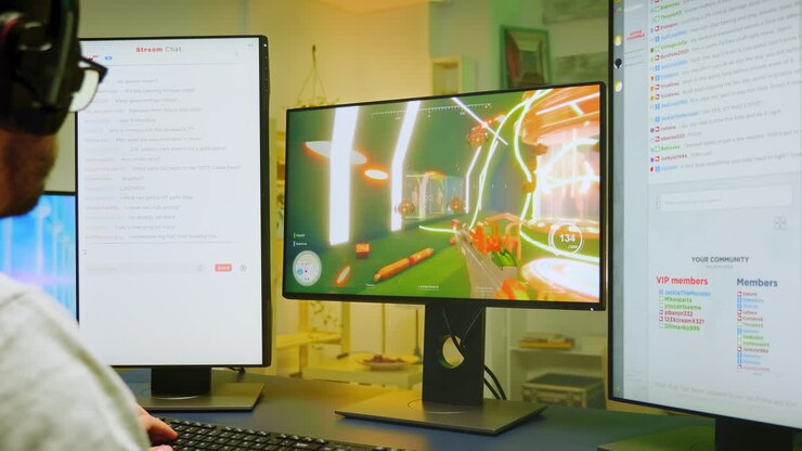 Nærbillede af professionel gamer