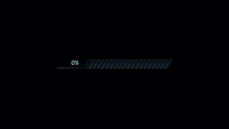 animation colorful loading bar.