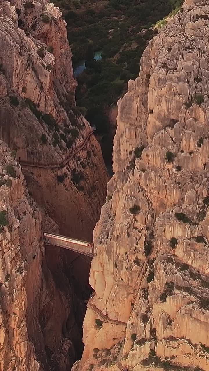 Visit to Caminito del Rey in Malaga, Spain for a scenic walk on the pathway