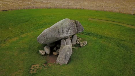 brownshill dolmen portal tomb reveal shot with some