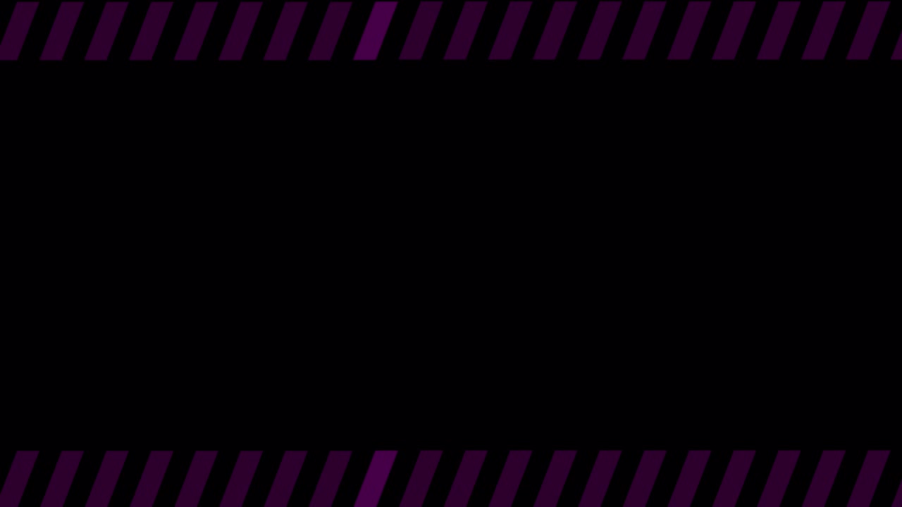 Animated Purple Diagonal Stripes Moving on Black Background