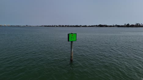 marcador de barco calmante