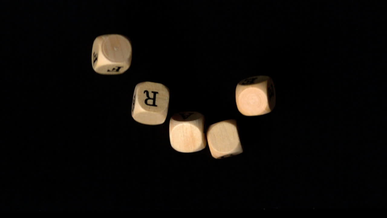 los dados de frage cayendo juntos