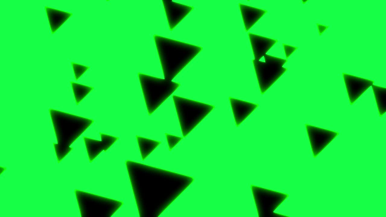 4K Triangle Background Loopable - Abstract Triangles Background - Geometric abstract soft background - Shattering Colorful Triangle - Geometrc Colour Shapes Triangles - Chroma Key