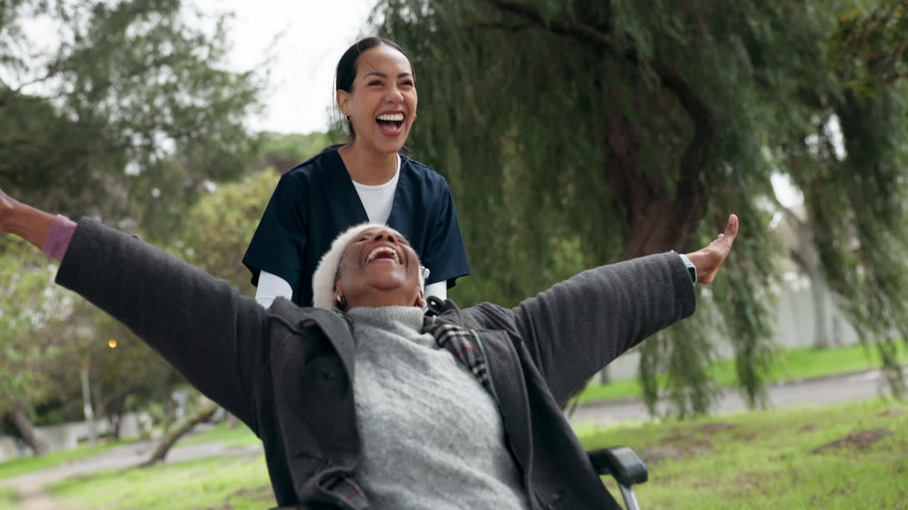 간호사,  ⁇ 체어 및 공원에서 여성의 자유