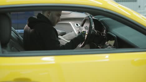 professional car detailing – washing, ceramic coating, and interior cleaning