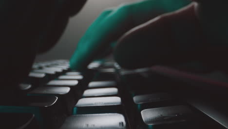 Hands Typing on a Keyboard