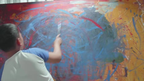 artista pintura arte abstracto