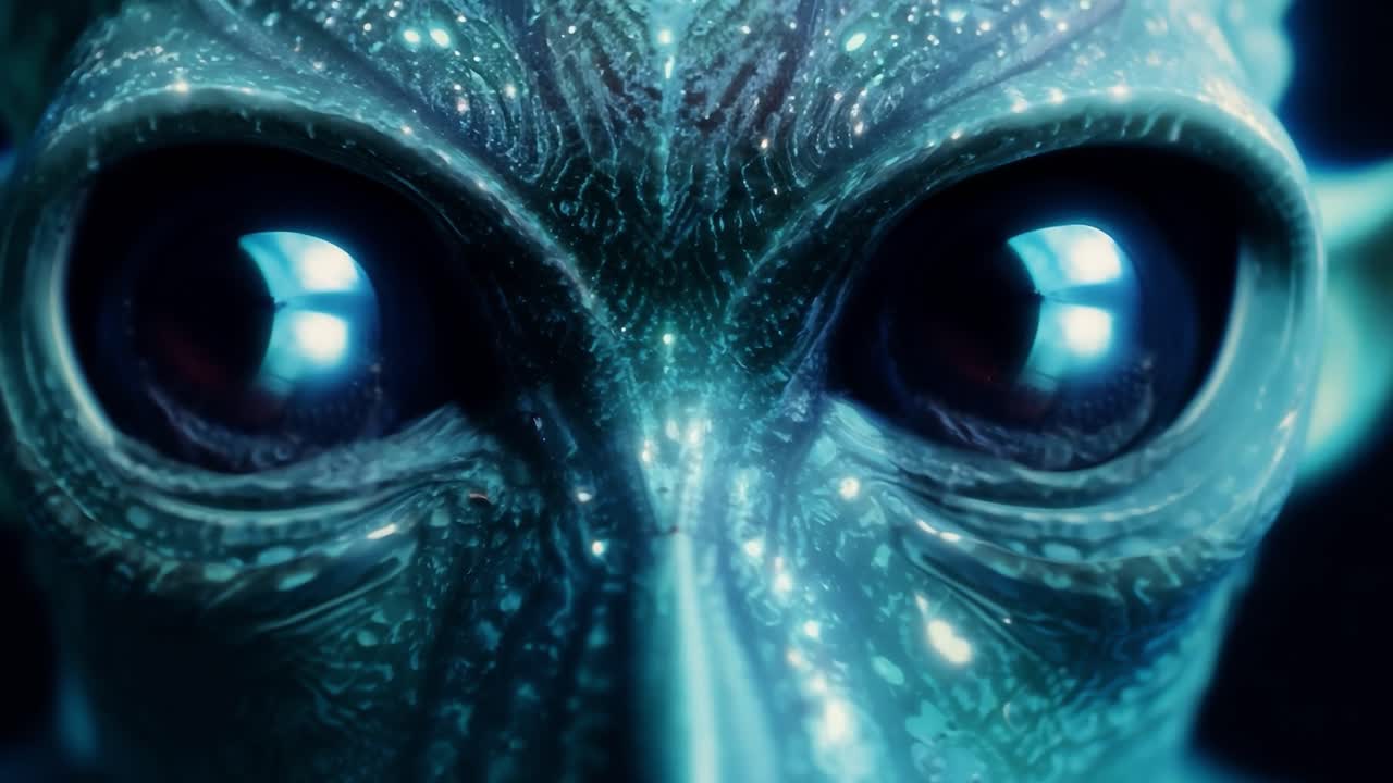 Close-up of Alien Eyes