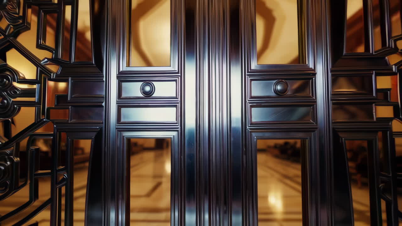 Grand Hallway of a Luxury Hotel