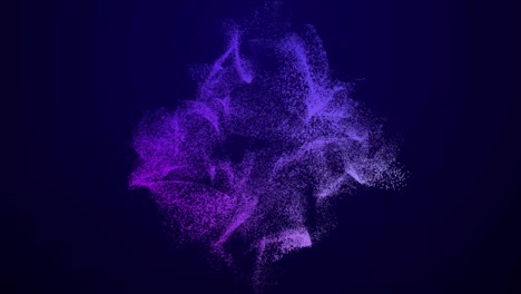 fondo abstracto brillantes partículas coloridas fondo de polvo 3.mp4