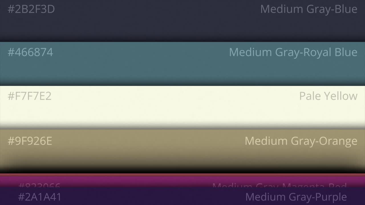 컬러 팔레트 스치