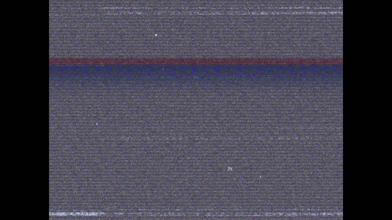 Animation of digital interface on screen with lines and glitch