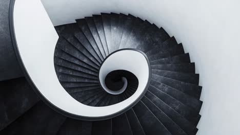 spiral staircase in modern design