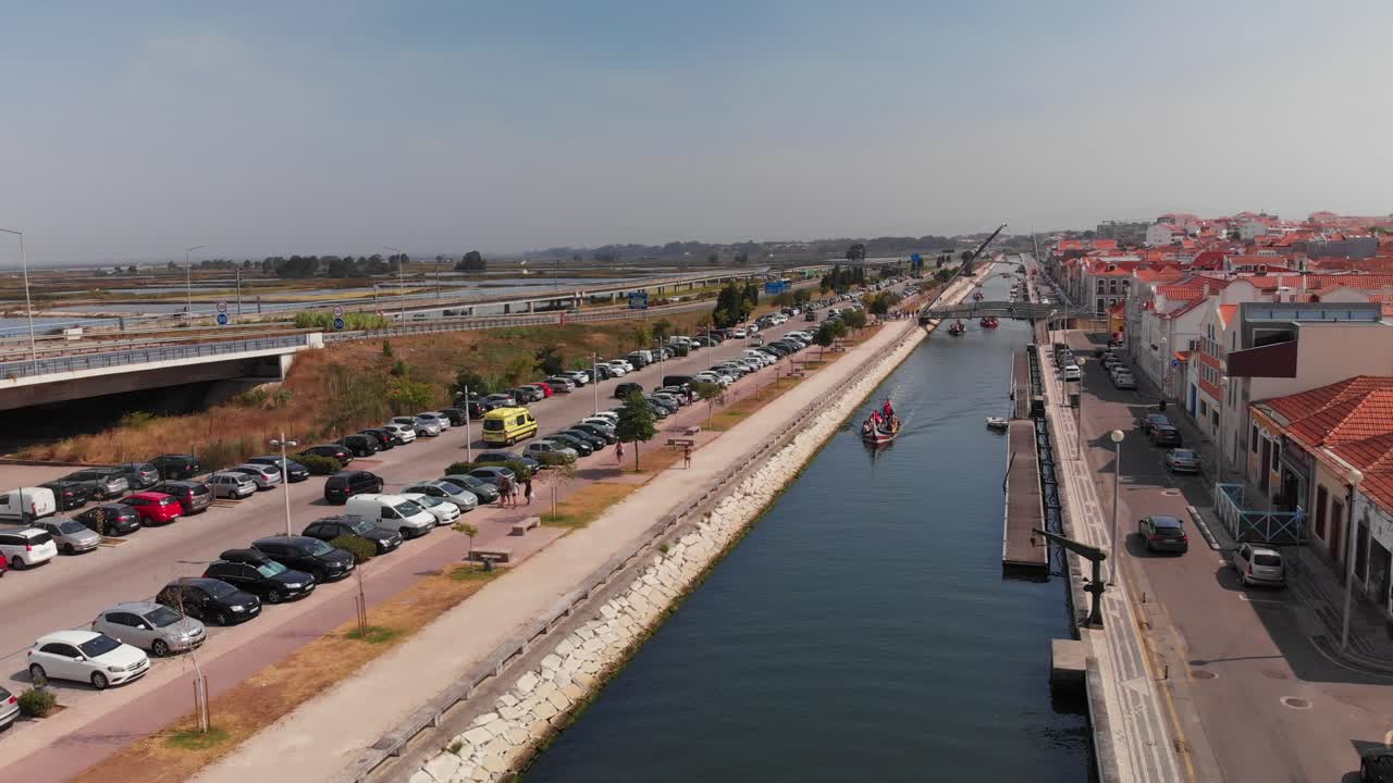 Canal central de Aveiro e area circostante, Portogallo
