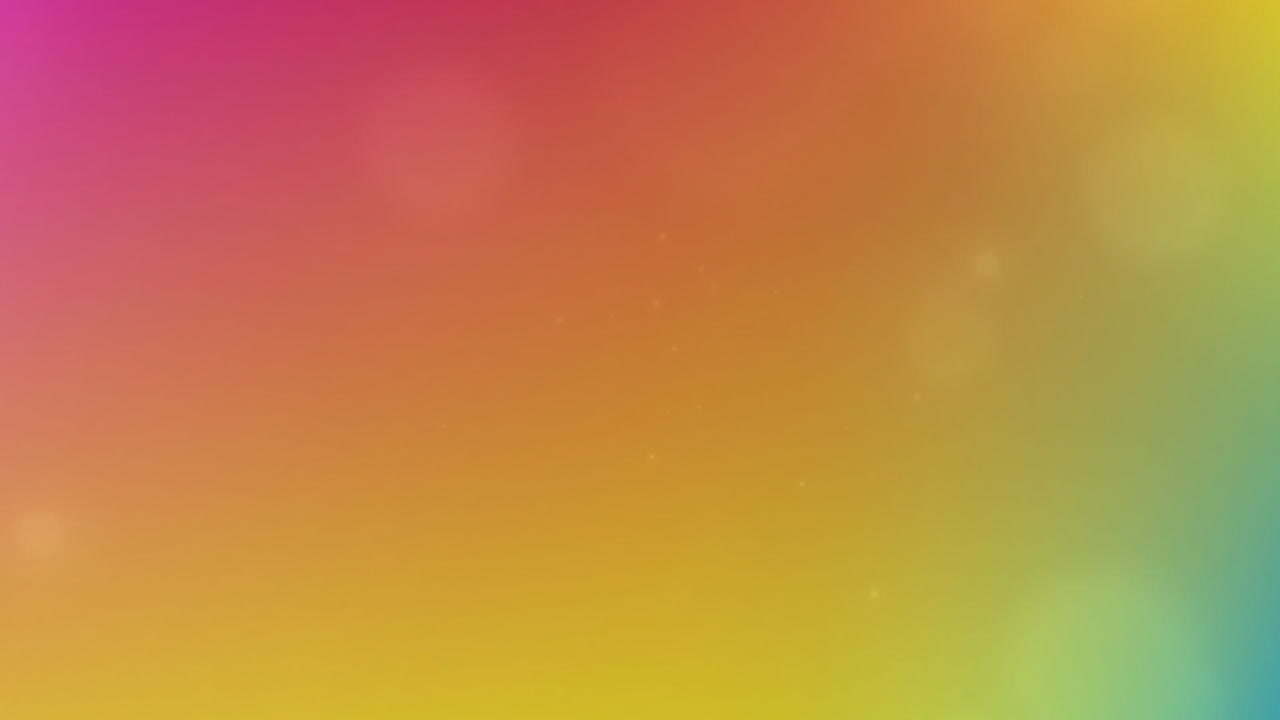 animación de manchas blancas sobre un fondo de colores